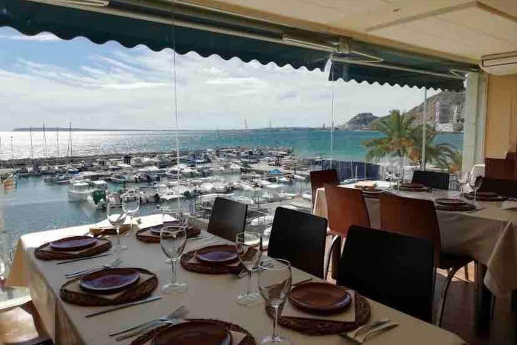 阿利坎特Playa Albufereta. Espectaculares Vistas Al Mar.公寓 外观 照片
