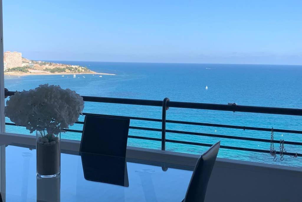 阿利坎特Playa Albufereta. Espectaculares Vistas Al Mar.公寓 外观 照片