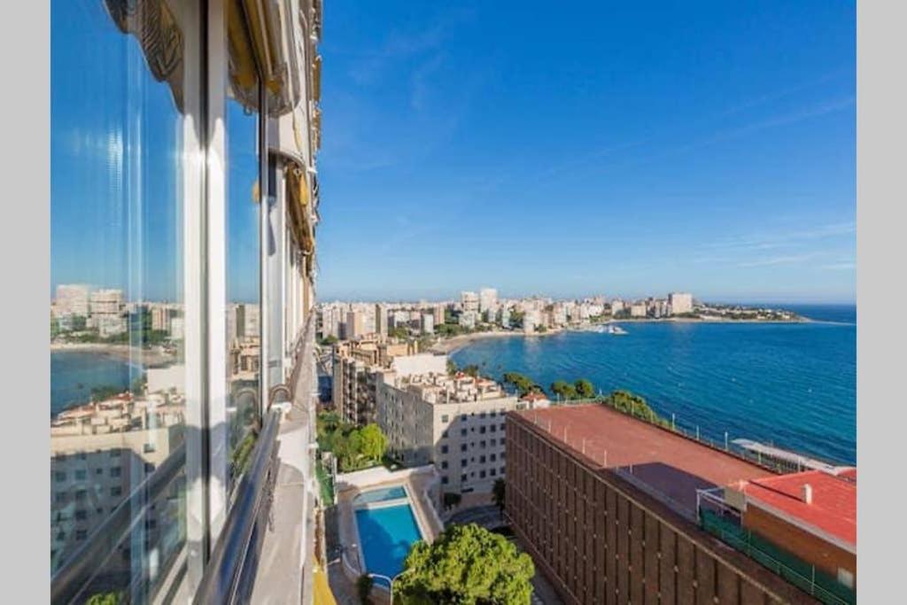 阿利坎特Playa Albufereta. Espectaculares Vistas Al Mar.公寓 外观 照片