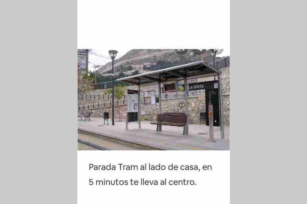 阿利坎特Playa Albufereta. Espectaculares Vistas Al Mar.公寓 外观 照片